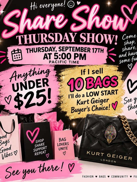 Other - Thursday NIGHT SHARE SHOW UNDER $25